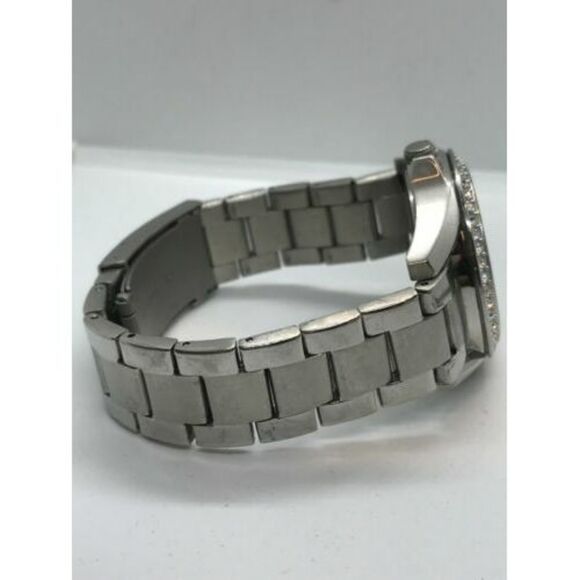 Fossil ES3203 Women's Watch Stainless Steel Bracelet Silver Crystal 38mm D62 - Picture 7 of 9